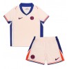 Baby Fußballbekleidung Chelsea Auswärtstrikot 2024-25 Kurzarm (+ kurze hosen)